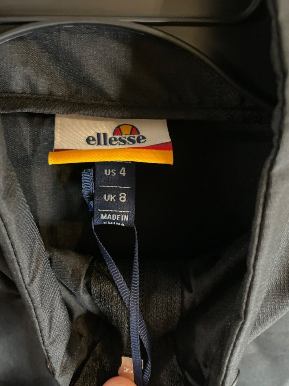 Ellesse Freya 1/2 Zip Track Top Multicolor Geometric Fleece Jacket Women's UK 8 - Picture 7 of 9